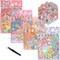 DIY Landscape Sticker Scenes, 4 Sets & Tweezers, Cute Isometric Packs, Adorabilities